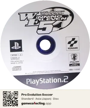 Pro Evolution Soccer PlayStation 2, Asia disc