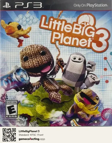 LittleBigPlanet 3 PlayStation 3, NTSC box front