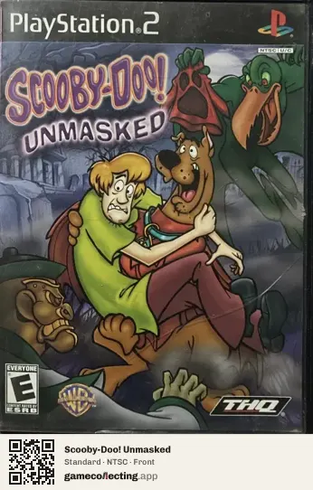 Scooby-Doo! Unmasked PlayStation 2, NTSC box front