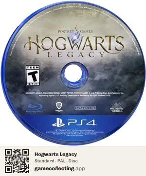 Hogwarts Legacy PlayStation 4, PAL disc