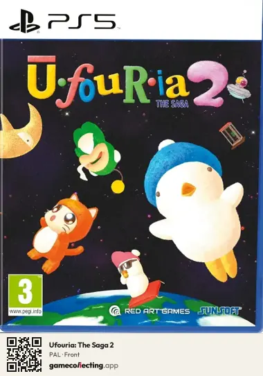 Ufouria: The Saga 2 PlayStation 5, PAL box front