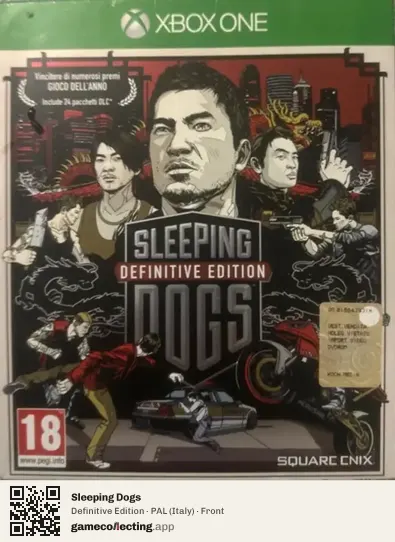 Sleeping Dogs Xbox One, Italy box front