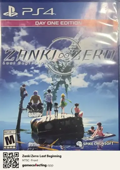 Zanki Zero: Last Beginning PlayStation 4, NTSC box front