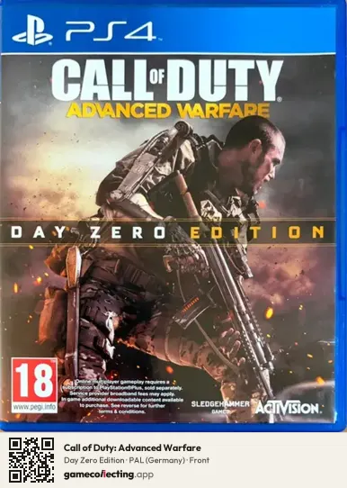 Call of Duty: Advanced Warfare PlayStation 4, Germany box front