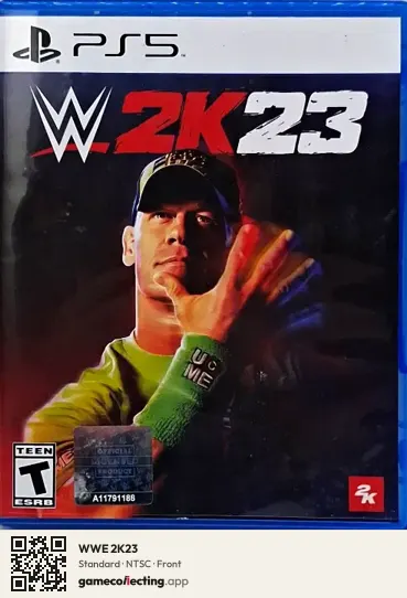 WWE 2K23 PlayStation 5, NTSC box front