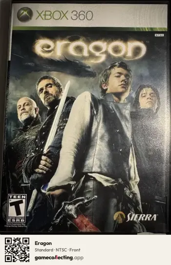 Eragon Xbox 360, NTSC box front