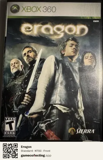 Eragon Xbox 360, NTSC box front