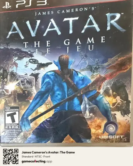 James Cameron's Avatar: The Game PlayStation 3, NTSC box front