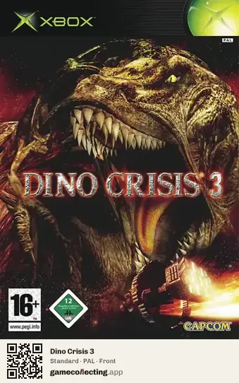 Dino Crisis 3 Xbox, PAL box front
