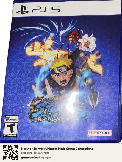 Naruto x Boruto: Ultimate Ninja Storm Connections PlayStation 5, NTSC box front