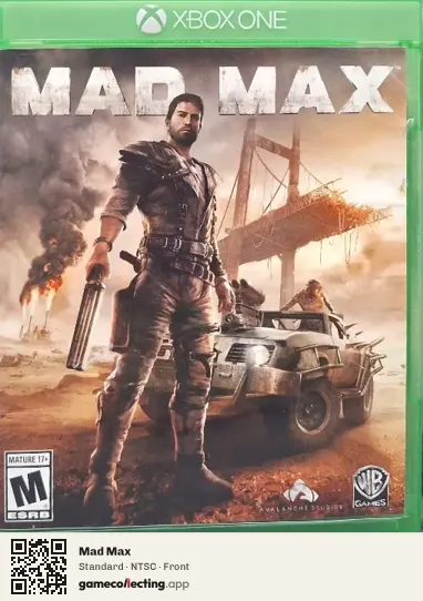 Mad Max Xbox One, NTSC box front