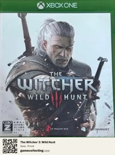 The Witcher 3: Wild Hunt Xbox One, Asia box front