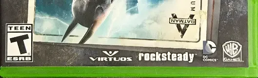 Batman: Return to Arkham, the ESRB box on its front