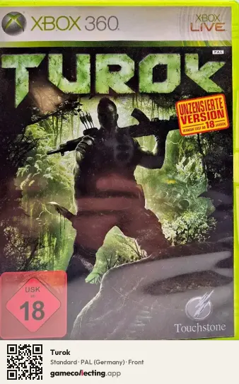 Turok Xbox 360, Germany box front