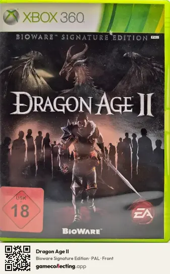Dragon Age II Xbox 360, PAL box front