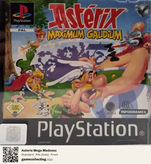 Asterix Mega Madness PlayStation, Italy box front