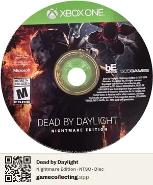 Dead by Daylight Xbox One, NTSC disc