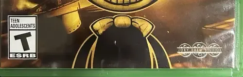 Bendy and the Ink Machine, the ESRB box on its front