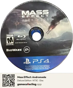 Mass Effect: Andromeda PlayStation 4, NTSC disc