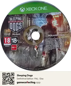Sleeping Dogs Xbox One, PAL disc