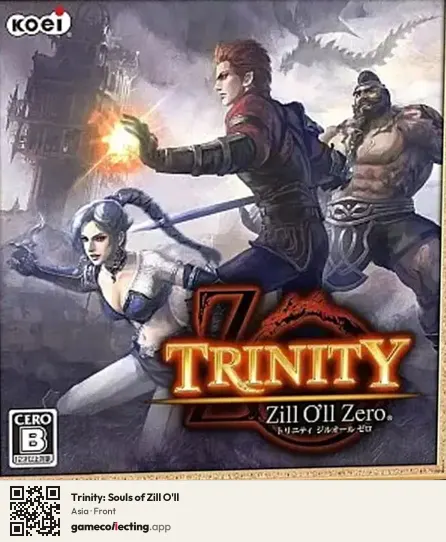 Trinity: Souls of Zill O'll PlayStation 3, Asia box front