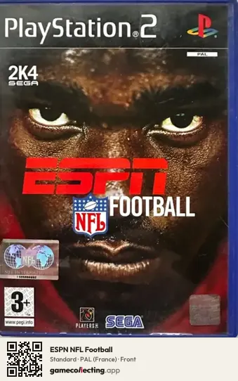 ESPN NFL Football PlayStation 2, France box front