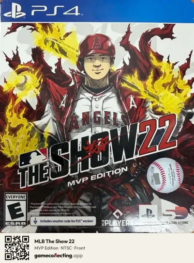 MLB The Show 22 PlayStation 4, NTSC box front