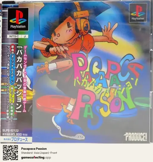 Pacapaca Passion PlayStation, Asia box front