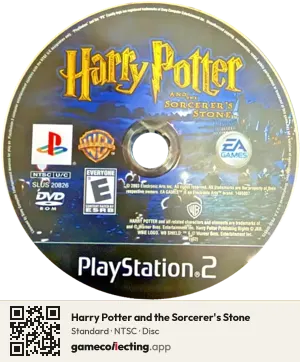 Harry Potter and the Sorcerer's Stone PlayStation 2, NTSC disc