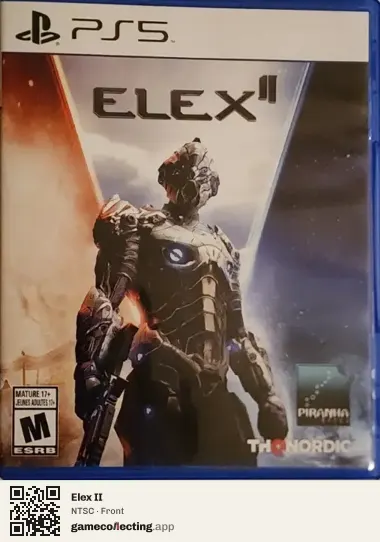 Elex II PlayStation 5, NTSC box front
