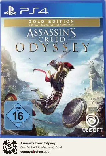 Assassin's Creed Odyssey PlayStation 4, Germany box front