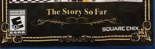 Kingdom Hearts: The Story So Far, the ESRB box on its front