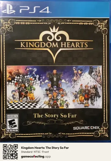 Kingdom Hearts: The Story So Far PlayStation 4, NTSC box front