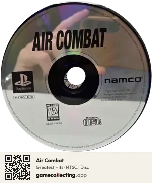 Air Combat PlayStation, NTSC disc