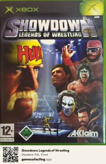 Showdown: Legends of Wrestling Xbox, PAL box front