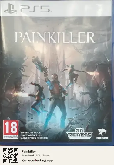 Painkiller PlayStation 5, PAL box front