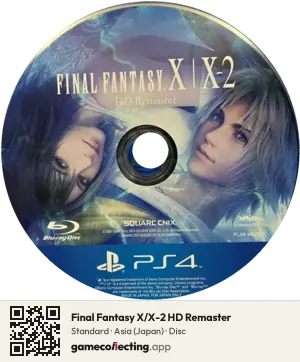 Final Fantasy X/X-2 HD Remaster PlayStation 4, Asia disc