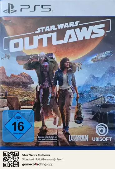 Star Wars Outlaws PlayStation 5, Germany box front