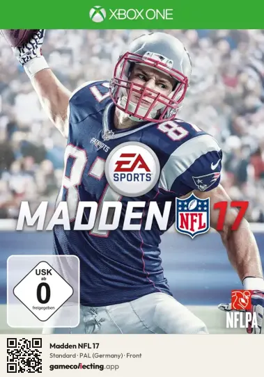 Madden NFL 17 Xbox One, Germany box front