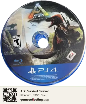 Ark: Survival Evolved PlayStation 4, NTSC disc