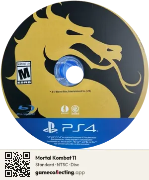 Mortal Kombat 11 PlayStation 4, NTSC disc
