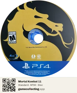 Mortal Kombat 11 PlayStation 4, NTSC disc