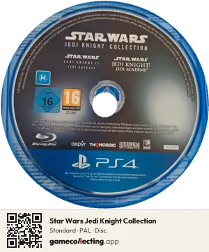 Star Wars Jedi Knight Collection PlayStation 4, PAL disc