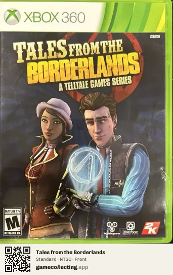Tales from the Borderlands Xbox 360, NTSC box front
