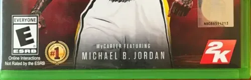 NBA 2K17, the ESRB box on its front