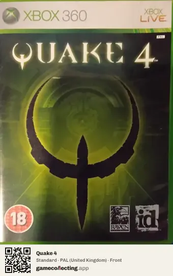 Quake 4 Xbox 360, United Kingdom box front
