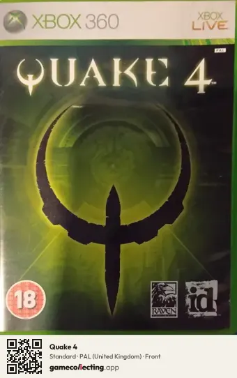 Quake 4 Xbox 360, United Kingdom box front