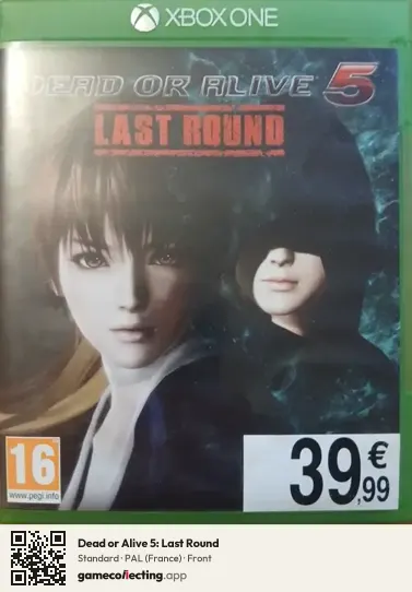 Dead or Alive 5: Last Round Xbox One, France box front