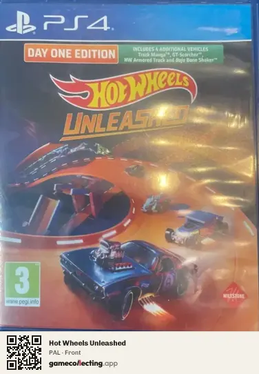 Hot Wheels Unleashed PlayStation 4, PAL box front