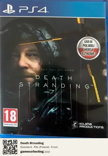Death Stranding PlayStation 4, Poland box front